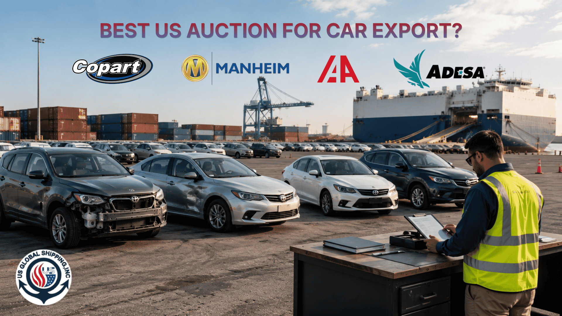 Copart vs IAAI vs Manheim vs ADESA for International Buyers