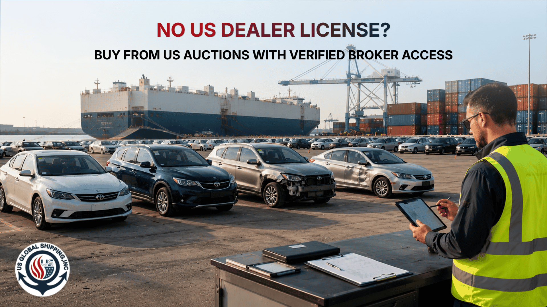 How International Buyers Can Buy from Copart, IAAI, Manheim, and ADESA Without a US Dealer License