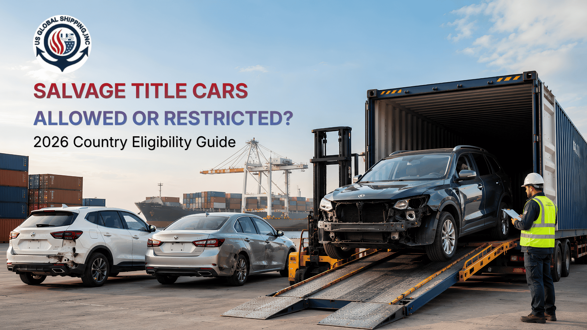 Salvage Title Cars from US Auctions: Which Countries Allow Imports in 2026 (Complete Eligibility Map)