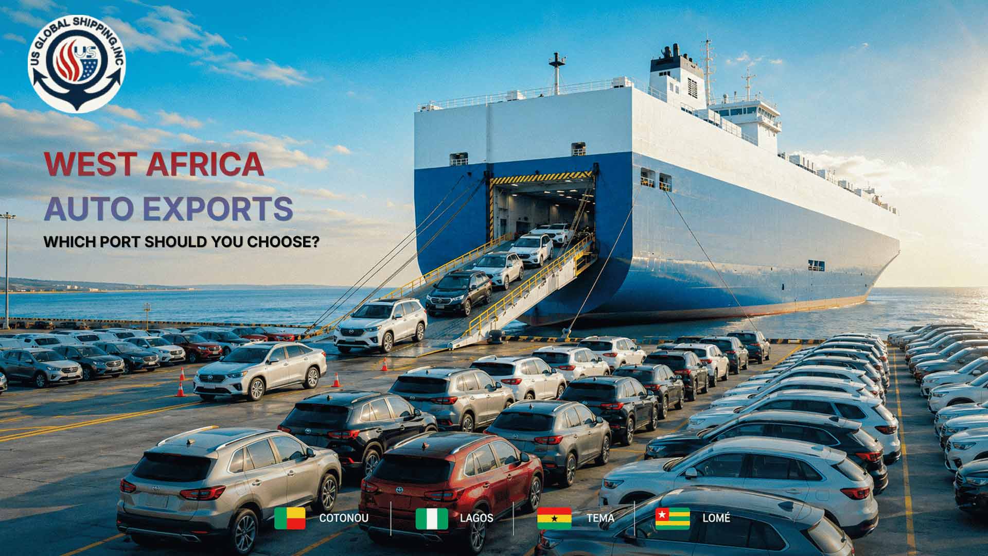 Cotonou vs Lagos vs Tema vs Lomé: The West Africa Port Decision Guide for USA Auto Exporters